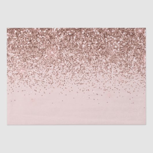 Blush roze rood glitter Sparkle Tissuepapier (Voorkant)
