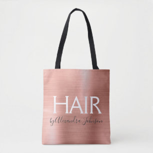 Blush roze - Roos Gold Foil Hair Stylist - Salon Draagtas