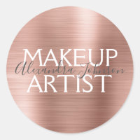 Blush roze - Roos Gold Foil Makeup Artist Seal