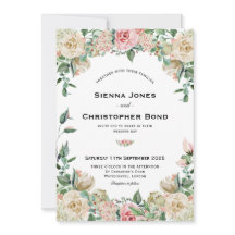  Blush Roze Rose Bloemen Huwelijk