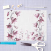 Blush Roze Rose Goud Bloemenweefsel papier (Craft)