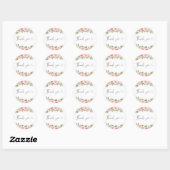 Blush Roze Rose Goud Vrijgezellenfeest Ronde Sticker (Vel)
