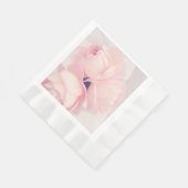 Blush Roze Rose Papieren servetten (Hoek)