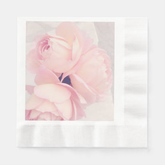 Blush Roze Rose Papieren servetten