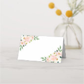 Blush Roze Rose Waterverf Botanische Bloemen (Voorkant)