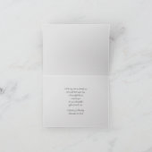 Blush Roze Roze Bruiloft Dank u Kaart (Binnen)