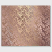 Blush roze roze bruine bruine poeder cadeaupapier (Vlak)