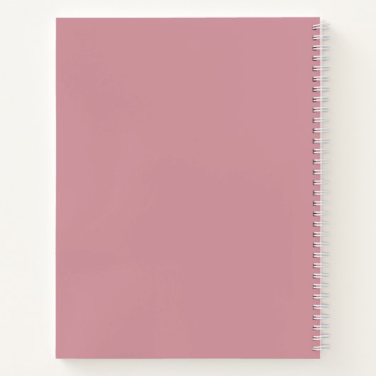 Blush roze roze Notitieboek van het Scrapbook-paar (Achterkant)