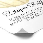 Blush roze roze roze pompoen luidop poster (Hoek)