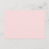 Blush roze rozen en Eucalyptus Enclosure-kaarten Informatiekaartje (Achterkant)