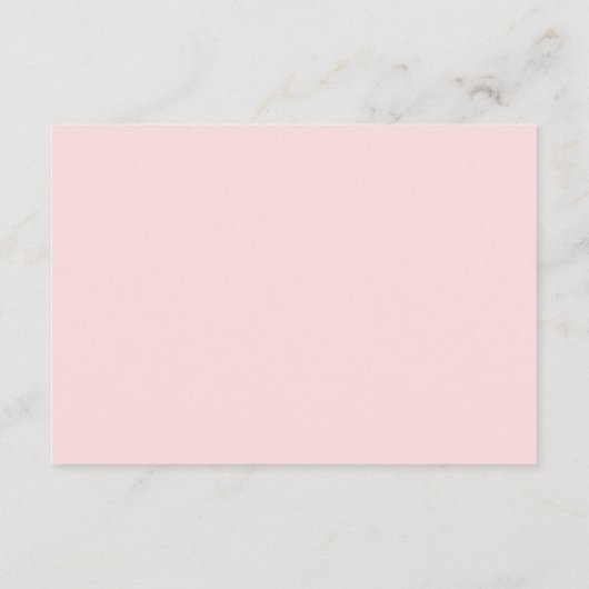 Blush roze rozen en Eucalyptus Enclosure-kaarten Informatiekaartje (Achterkant)