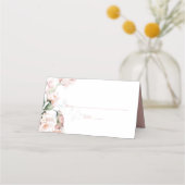 Blush roze rozen met kolibrie bruiloft (Voorkant)