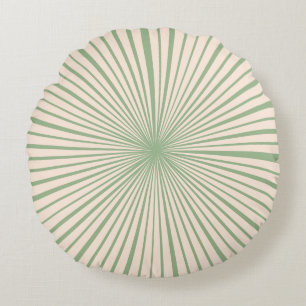 Blush Roze Sage Green Wheel Trendy Fashion Rond Kussen
