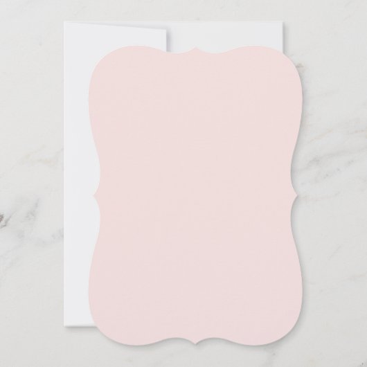 Blush Roze & Sage Groene Bloemen Bruiloft Kaart (Achterkant)