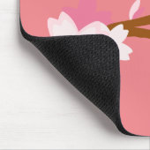 Blush roze Sakura CHerry Blossom Japans Muismat (Hoek)