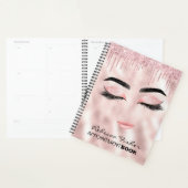 Blush roze schijven Lashes Appointment Planner Boo (Display)
