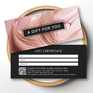 Blush Roze Schoonheidssalon QR Code Cadeaubon