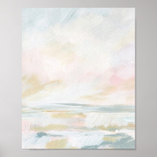 Blush Roze strandtapes - Saacape Fine Art afdrukke Poster