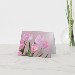 Blush roze tulp briefkaarten