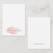 Blush roze verkenningskaart visitekaartje (Voorkant / Achterkant)