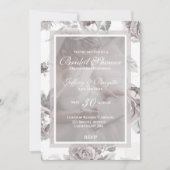 Blush roze vrijgezellenfeest bewaar de datum aankondiging (Voorkant)