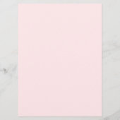 Blush roze Vrijgezellenfeest raad eens wie er spee Programma (Achterkant)