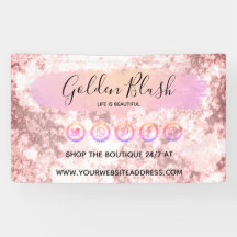 Blush roze Waterverf & Moderne Gold geometrische w