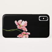 Blush roze waterverf papaverbloem Case-Mate iPhone case (Achterkant (horizontaal))