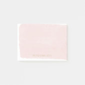 Blush Roze Waterverf Post-it® Notes (Voorkant)