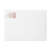 Blush Roze Waterverf & Roos Gouden Bruiloft (Voorkant)