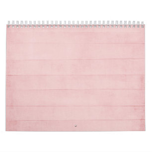 Blush roze Waterverf textuur Kijk naar Girly Paste Kalender