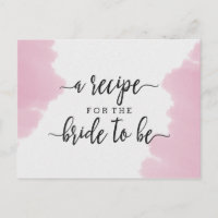 Blush Roze Waterverf Vrijgezellenfeest Recept Kaar