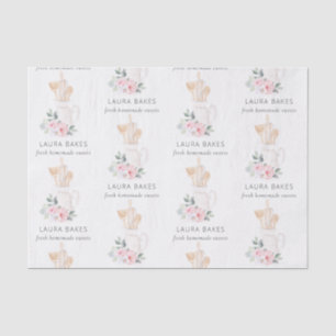 Blush roze whisky spatula Spoons Baking Utensils Tissuepapier