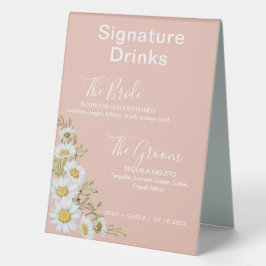 Blush Roze & White Daisies Signature Drinken
