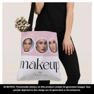 Blush Roze Wit 3 Foto MUA Make-up Artiest Draagtas