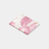 Blush Roze Wit Goud Koeienhuid Animal Post-it® Notes (Schuin)