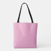 Blush roze witte sterren elegant ontwerp modern sc draagtas (Achterkant)
