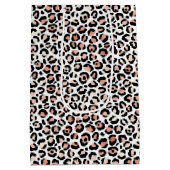 Blush roze zwarte witte led-kleurenprinter medium cadeauzakje (Achterkant)