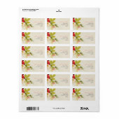  Blush Rozen Boeket Bloemen Bruiloft Etiket (Full Sheet)