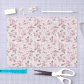  Blush Rozen & Bogen Bloemen Huwelijk Tissuepapier (Craft)