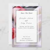 Blush Rozen en parelroze roodbruin Save The Date (Voorkant)