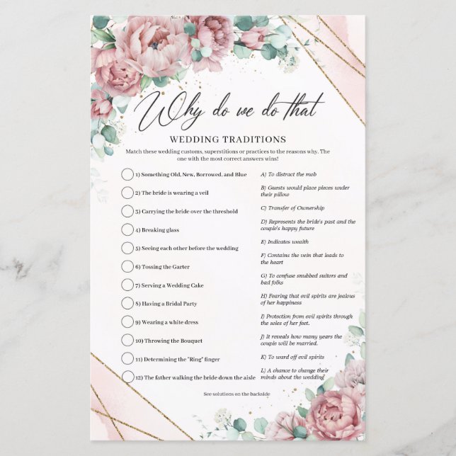 Blush rozen eucalyptus Gold Waarom doen we dat? (Voorkant)