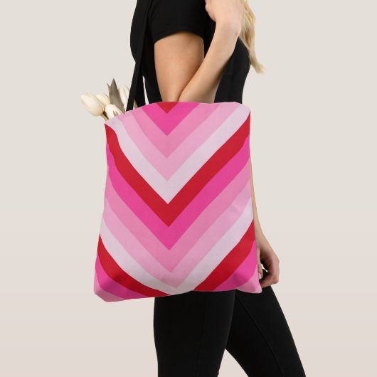 Blush Rush Chevron Draagtas (Dichtbij)