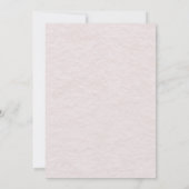 Blush Rustic Calligraphy Wedding Kaart (Achterkant)