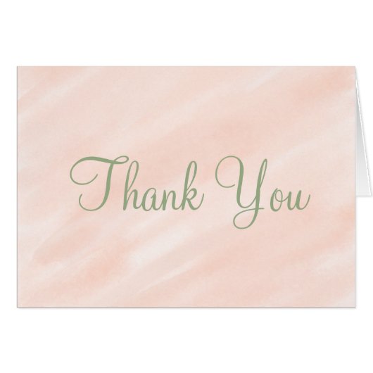 Blush Sage Green Waterverf Wedding (Voorkant Horizontaal)