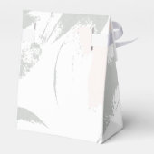 Blush Sage Waterverf Dank je bruiloft Bedankdoosjes (Achterkant)