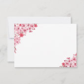 Blush Sakura Wedding – Spring Floral  RSVP (Dos)