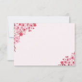 Blush Sakura Wedding – Spring Floral  RSVP (Dos)