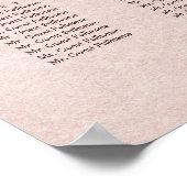 Blush Seating Chart Poster (Hoek)