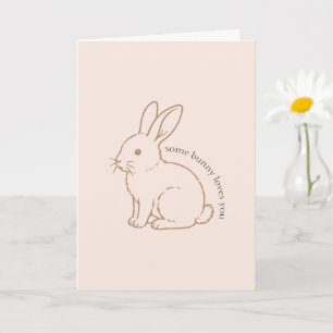 Blush Some Bunny Loves You Schets Kaart